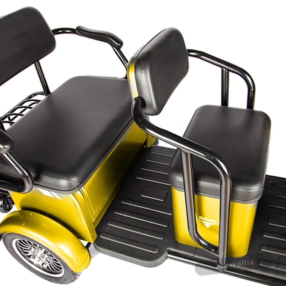 Электротрицикл Rutrike Экипаж Желтый