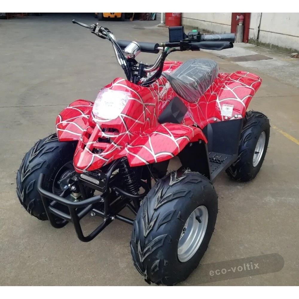 Электроквадроцикл GreenCamel Гоби K50 (36V 800W R7 Цепной привод) Красный паук