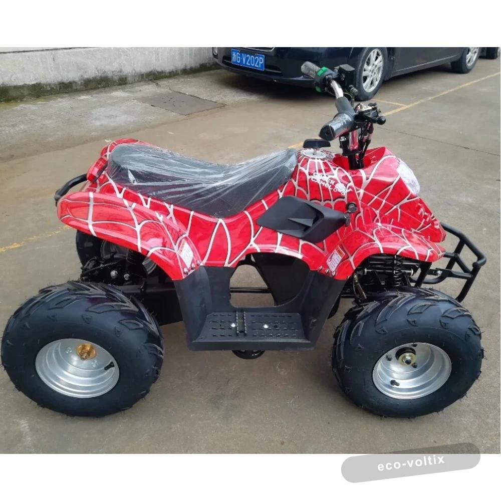 Электроквадроцикл GreenCamel Гоби K50 (36V 800W R7 Цепной привод) Красный паук
