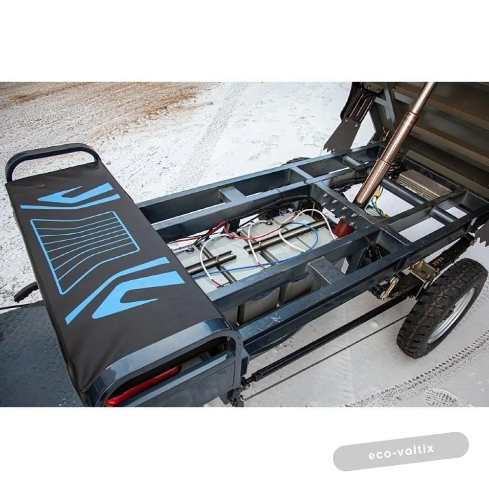 Грузовой электротрицикл Rutrike Титан 2000 ГИДРАВЛИКА 60V1500W серый
