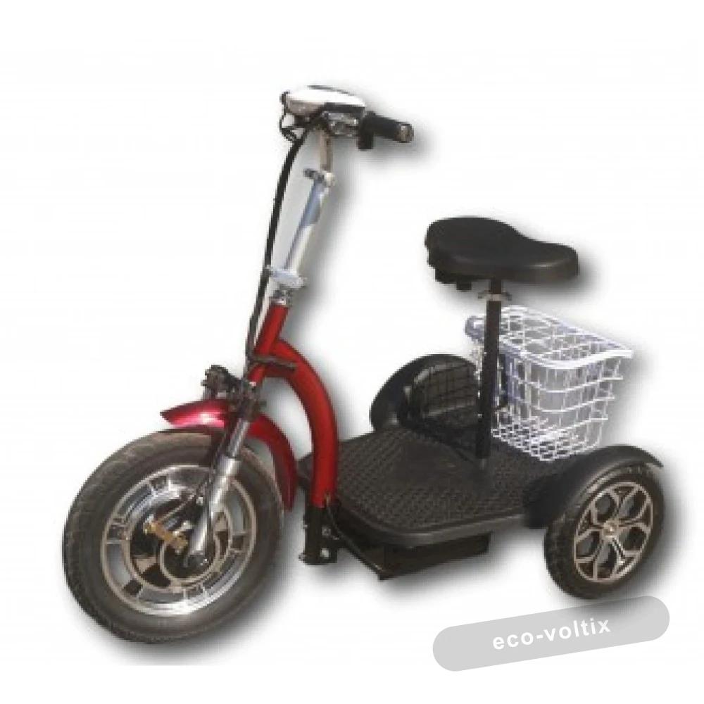 Трехколесный электросамокат Zappy 500 W Lux с сиденьем