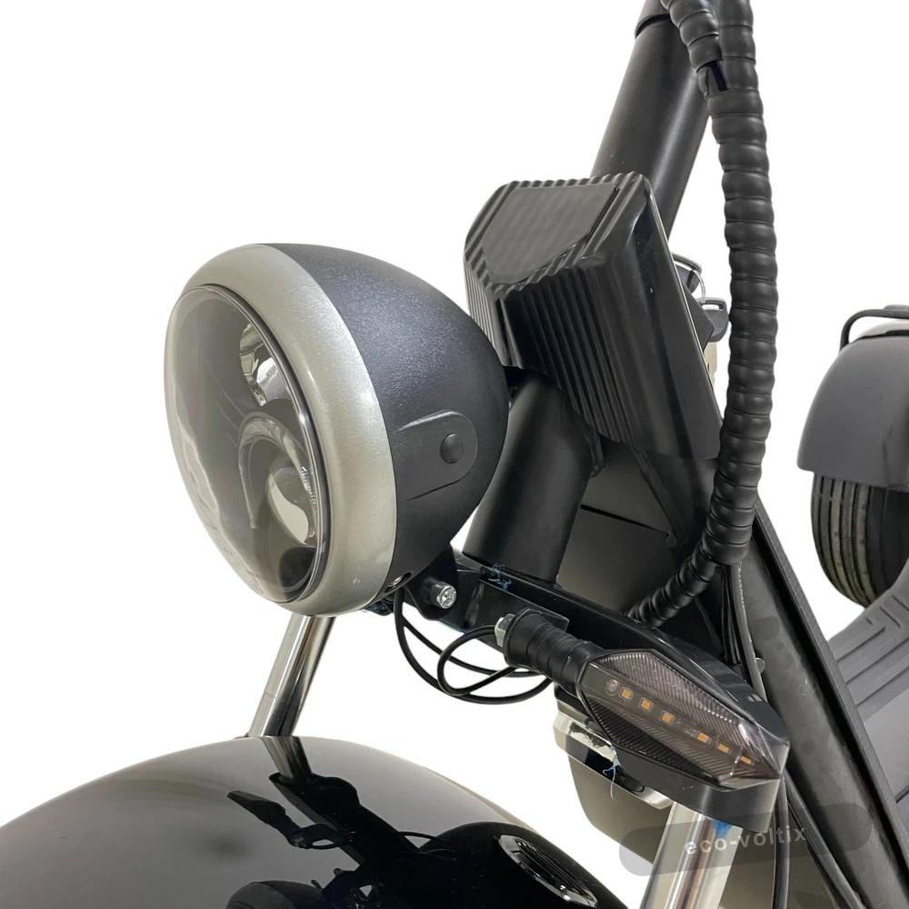 Электроскутер CITYCOCO X7 Pro TRIKE Черный глянец