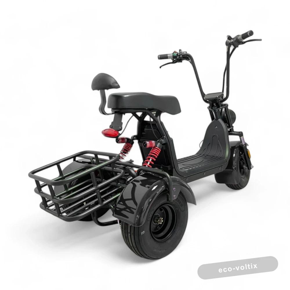 Электротрицикл CityCoco X5 trike mini черный