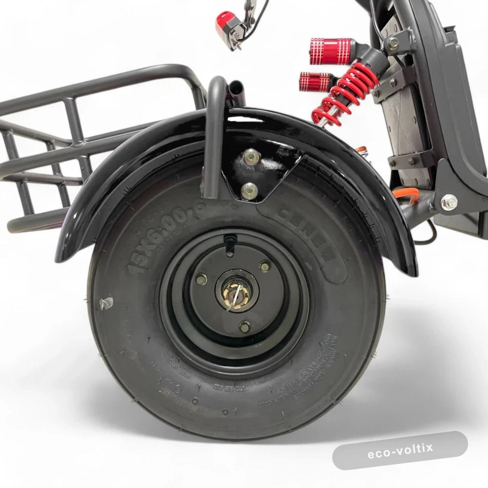 Электротрицикл CityCoco X5 trike mini черный
