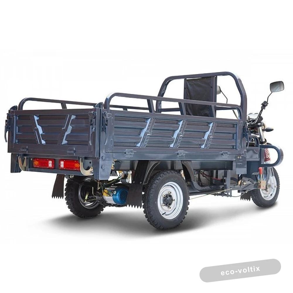 Грузовой электротрицикл Rutrike Титан 2000 ГИДРАВЛИКА 60V1500W серый