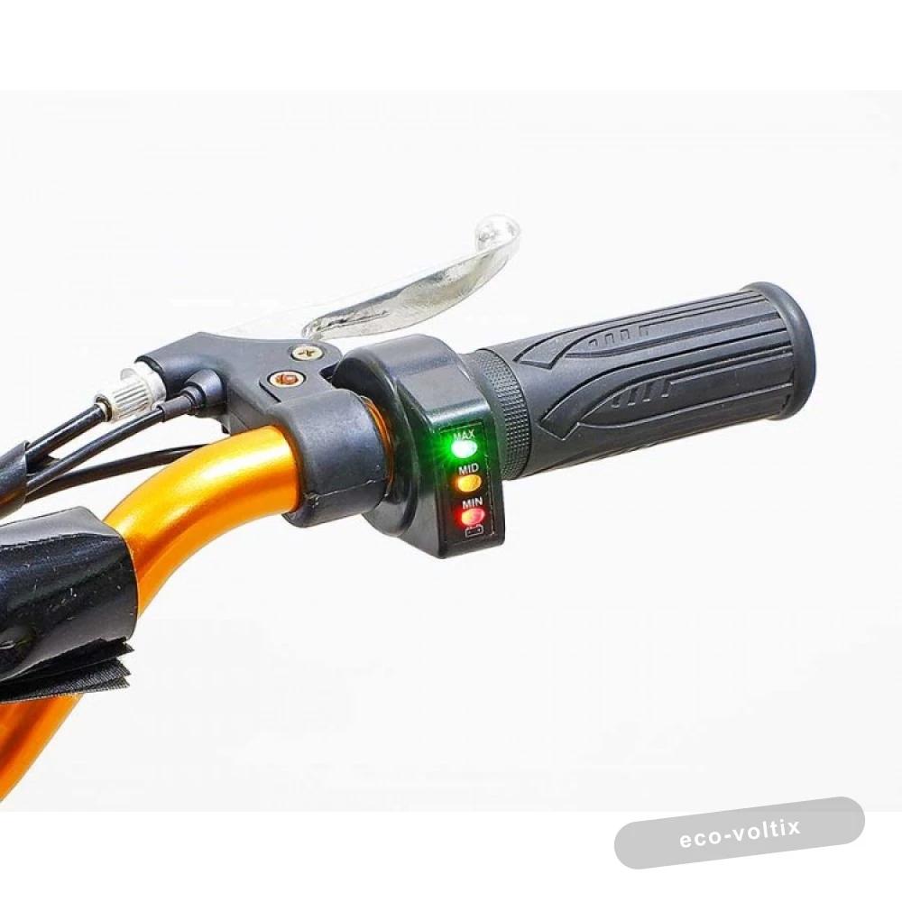 Электромотоцикл GreenCamel Питбайк DB301-LA, 36V 800W R14 синий