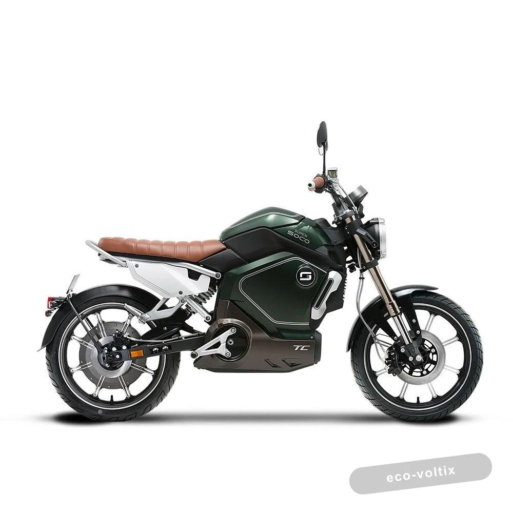 Электромотоцикл Super Soco TC 3000W 30Ah Green