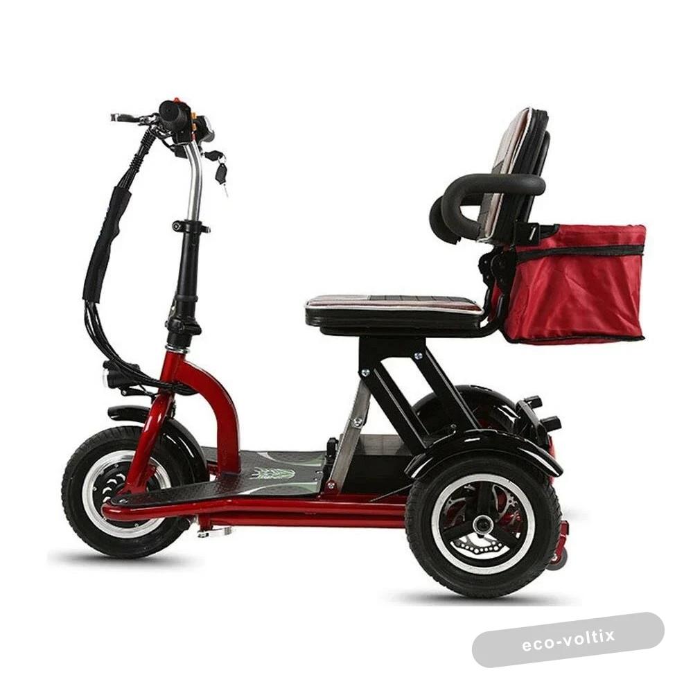 Электротрицикл Elbike Адъютант A1 SLA 48V 20Ah Trike красный