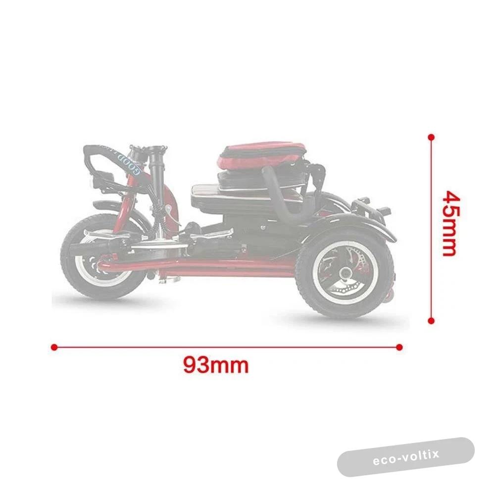 Электротрицикл Elbike Адъютант A1 SLA 48V 20Ah Trike красный