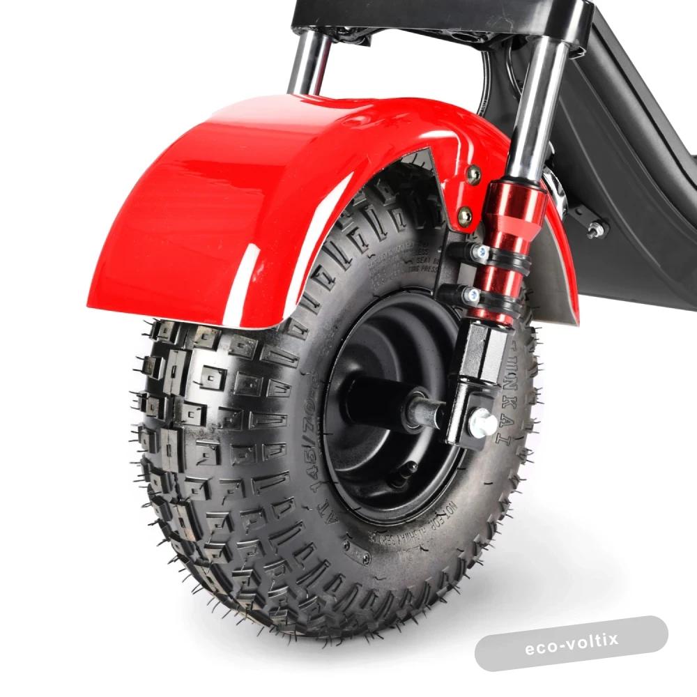 Электроскутер CityCoco WHITE SIBERIA TRIKE MINI RED 1500W
