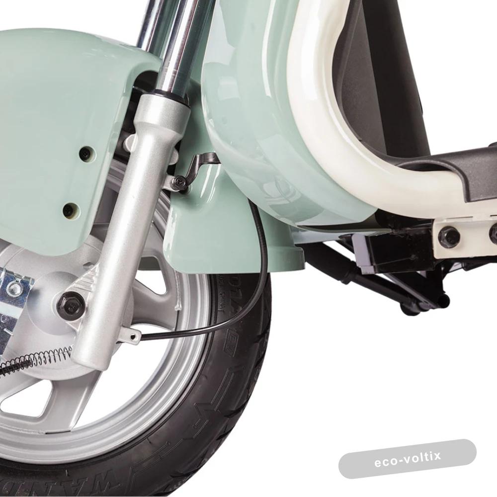 Электротрицикл Rutrike Gelbert Beta 48V/60V 800Вт Зелено-белый