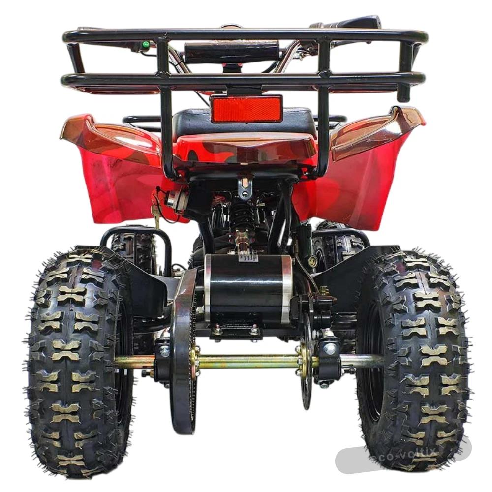 Электроквадроцикл GreenCamel Гоби K31 (36V 800W R6 Цепной привод) Армейский-красный