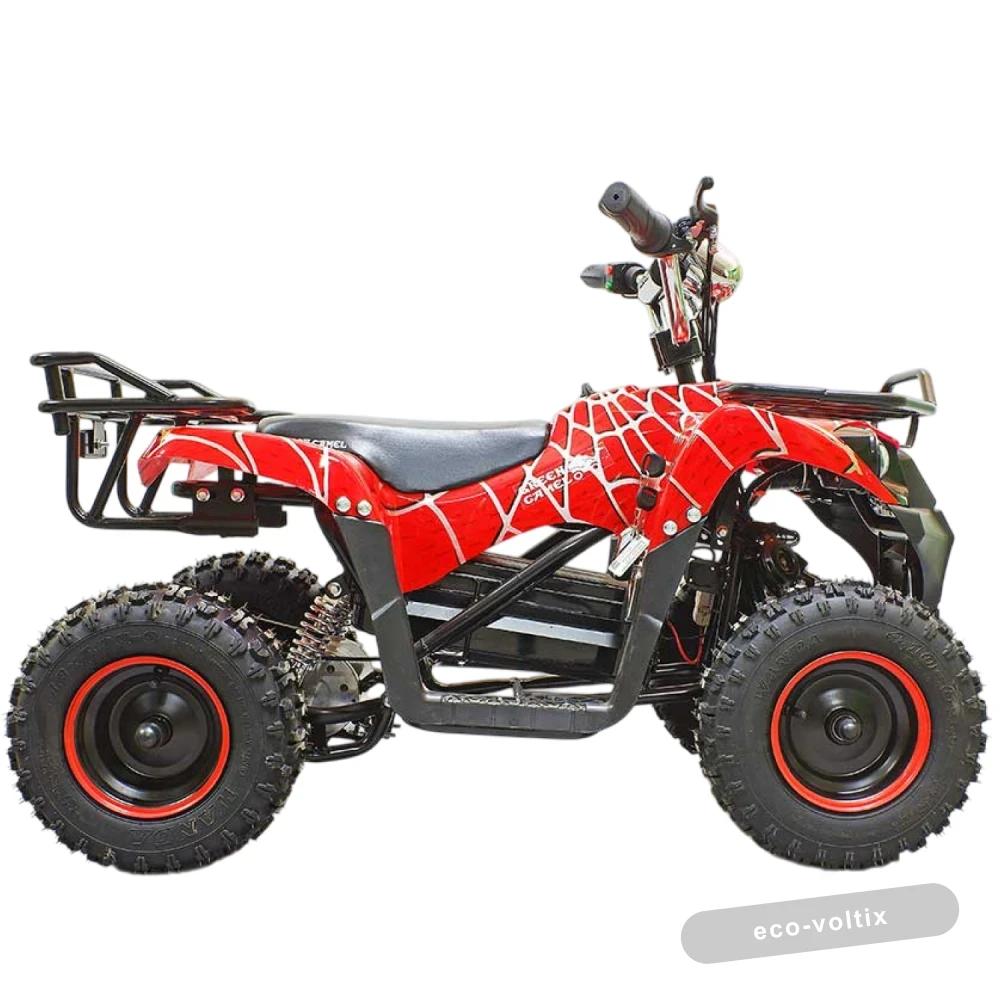 Электроквадроцикл GreenCamel Гоби K400 (36V 800W R6 Цепной привод) Красный паук