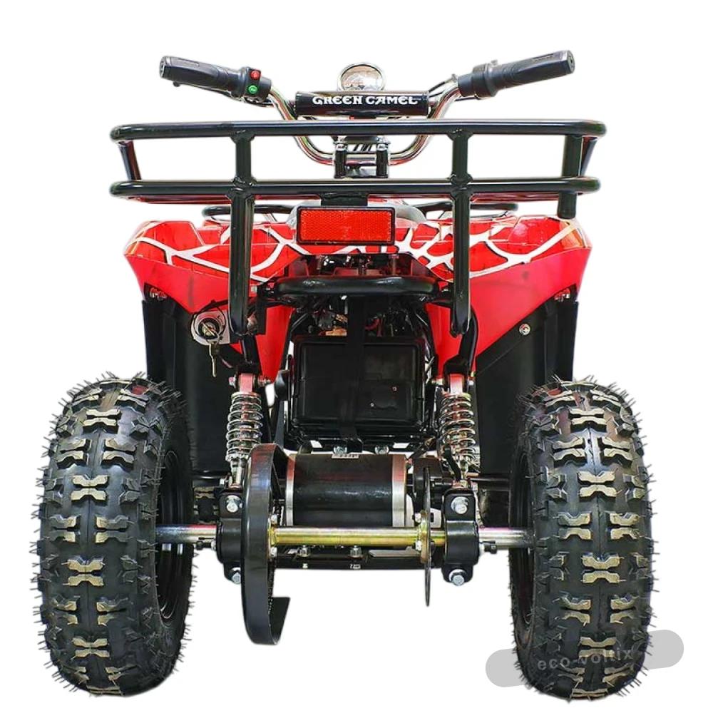 Электроквадроцикл GreenCamel Гоби K400 (36V 800W R6 Цепной привод) Красный паук