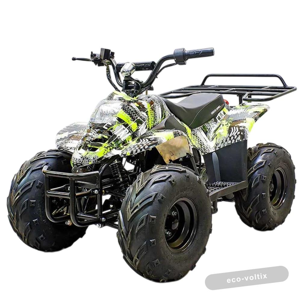 Электроквадроцикл GreenCamel Гоби K51 (36V 800W R7 Цепь) ножной тормоз Зеленый