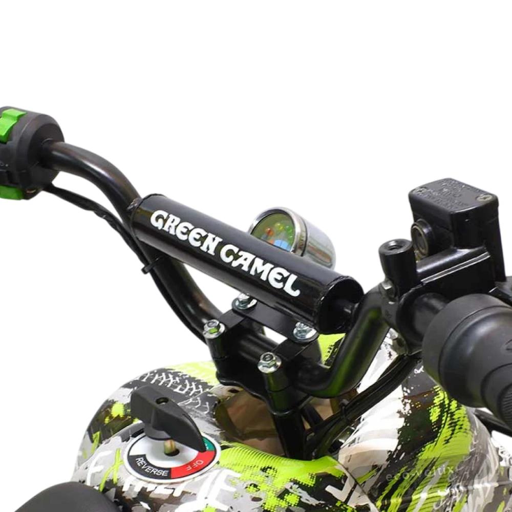 Электроквадроцикл GreenCamel Гоби K51 (36V 800W R7 Цепь) ножной тормоз Зеленый