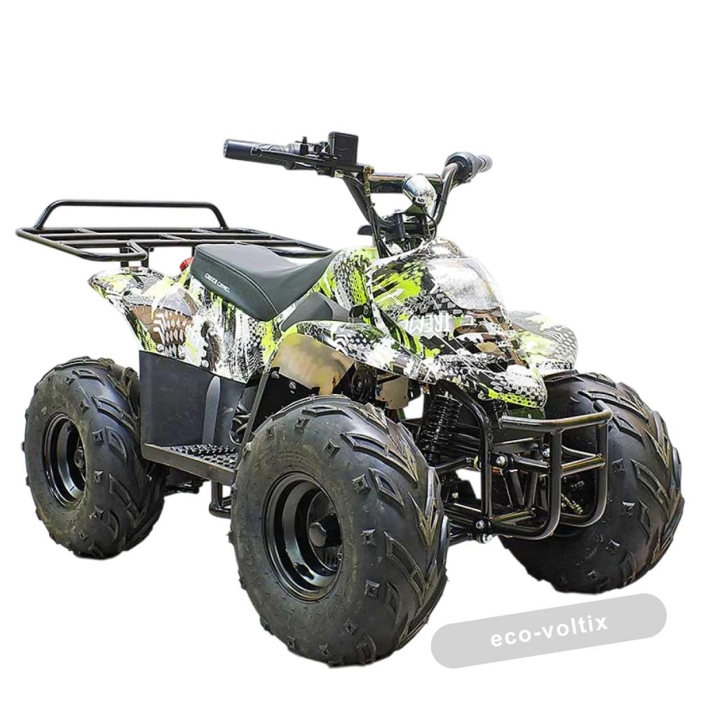Электроквадроцикл GreenCamel Гоби K51 (36V 800W R7 Цепь) ножной тормоз Зеленый