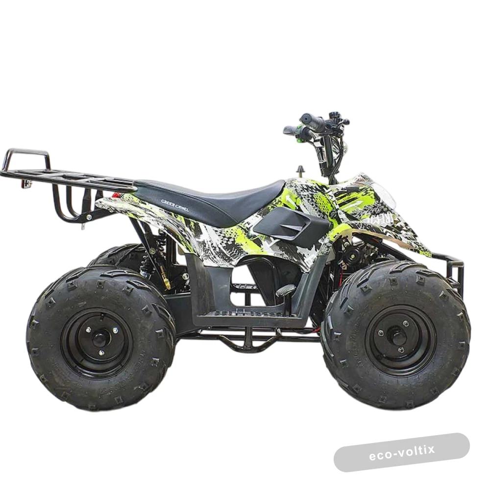 Электроквадроцикл GreenCamel Гоби K51 (36V 800W R7 Цепь) ножной тормоз Зеленый