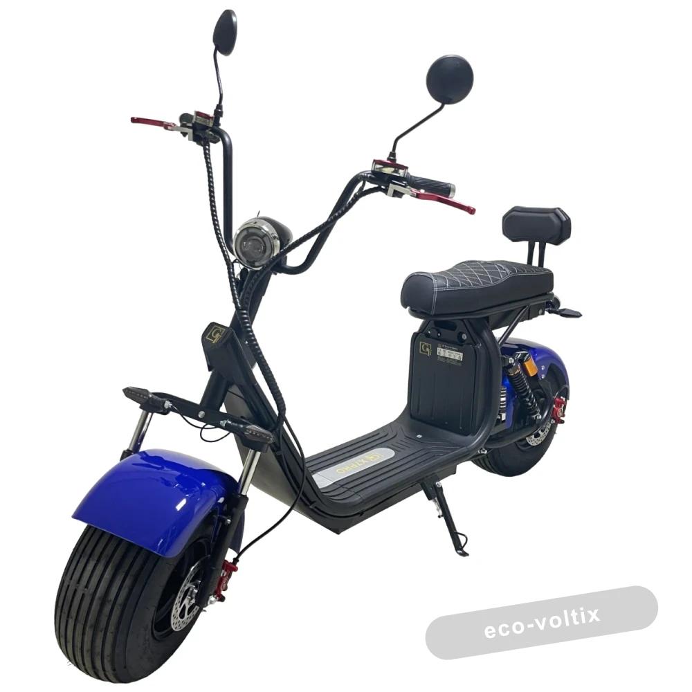 Электроскутер Citycoco GT X7 PRO Синий (2000W)