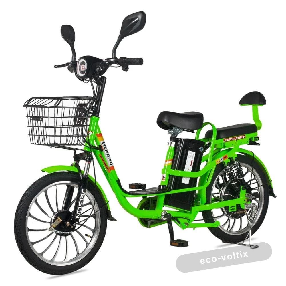 Электровелосипед Jetson HUACHI V20 (48V12Ah) cалатовый