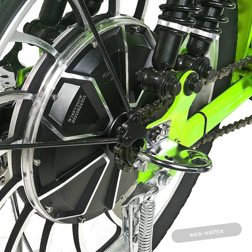Электровелосипед Jetson HUACHI V20 (48V12Ah) cалатовый