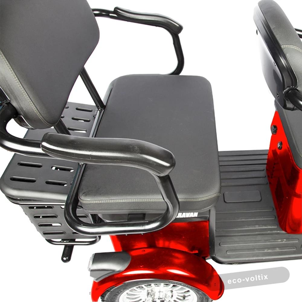Электротрицикл Rutrike Караван Красный