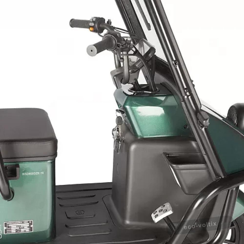 Электротрицикл Wanshida NIPLA 500 60V 1000Вт Черно-красный