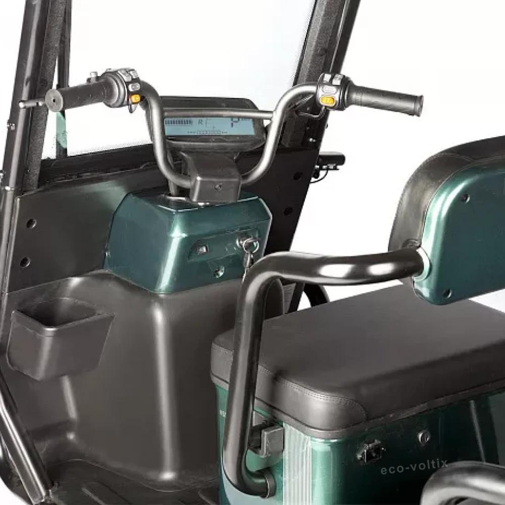 Электротрицикл Wanshida NIPLA 500 60V 1000Вт Черно-красный
