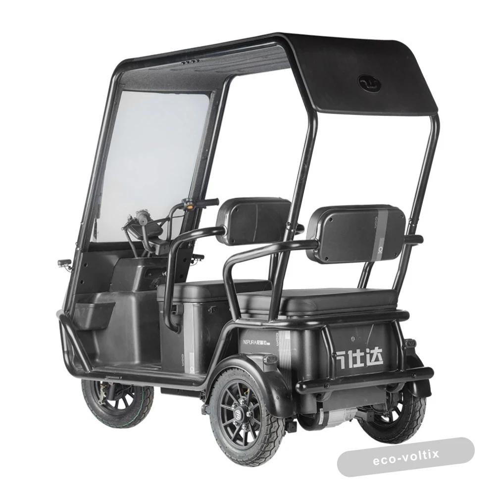 Электротрицикл Wanshida NIPLA 500 60V 1000Вт Черно-серый