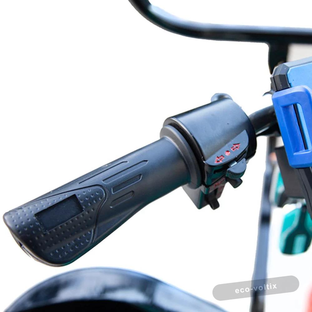 Электротрицикл Rutrike Рикша 60V1000W красно-синий