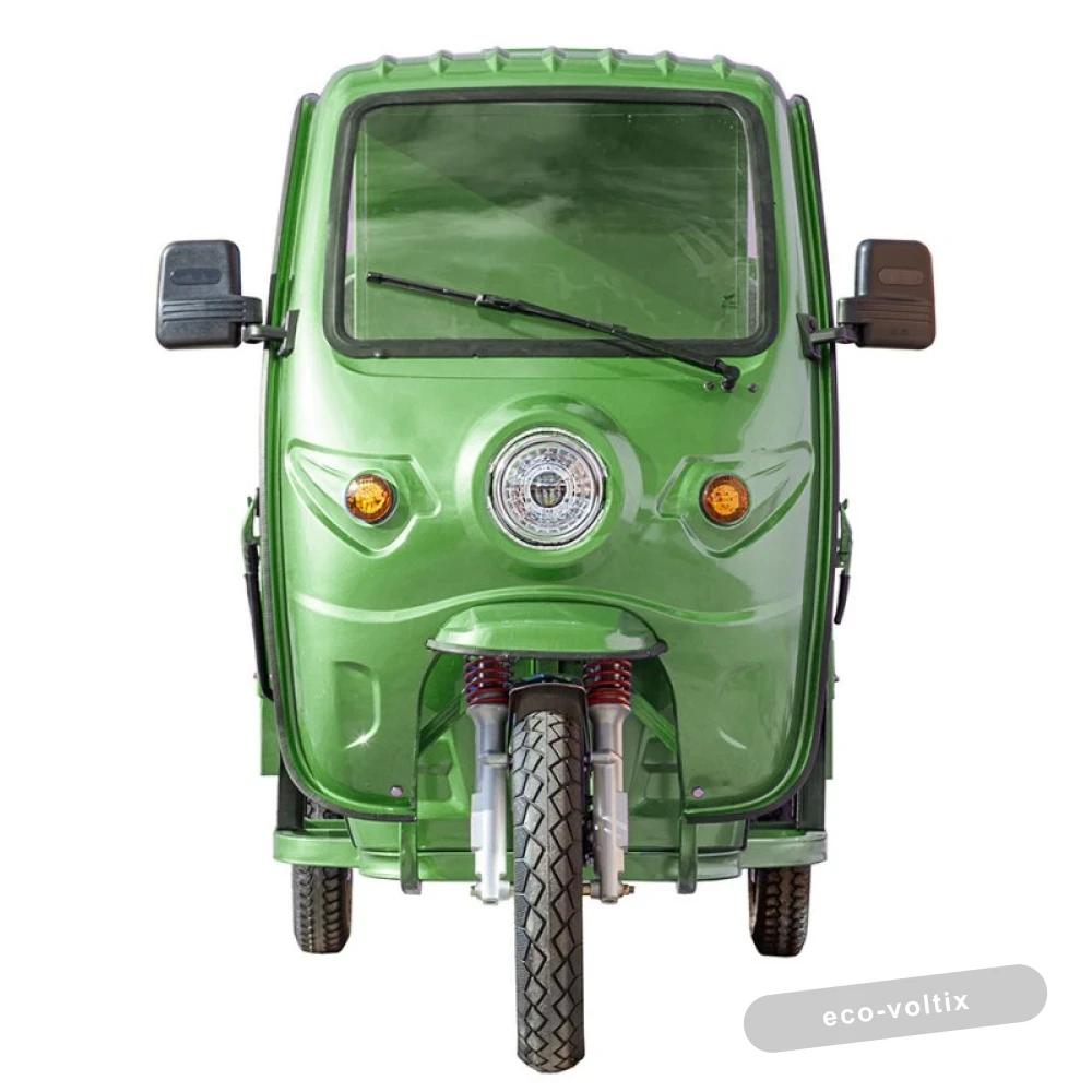 Грузовой электротрицикл Rutrike Гермес 1500 60V1200W темно-зеленый