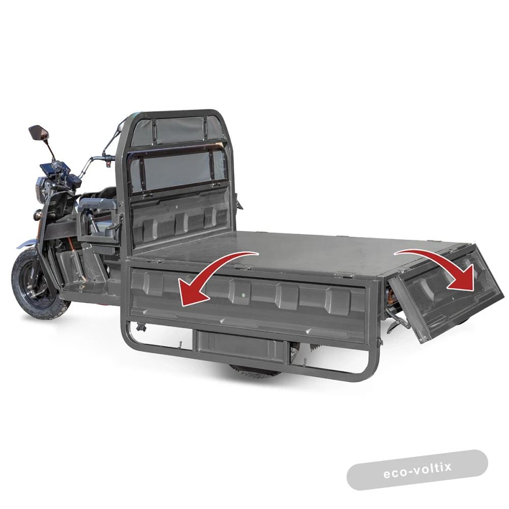Грузовой электротрицикл Rutrike Маяк 1500 60V1000W серый