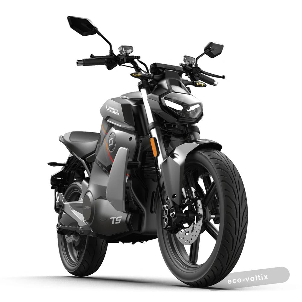 Электромотоцикл WHITE SIBERIA SUPER SOCO TS STREET HUNTER (Серый)