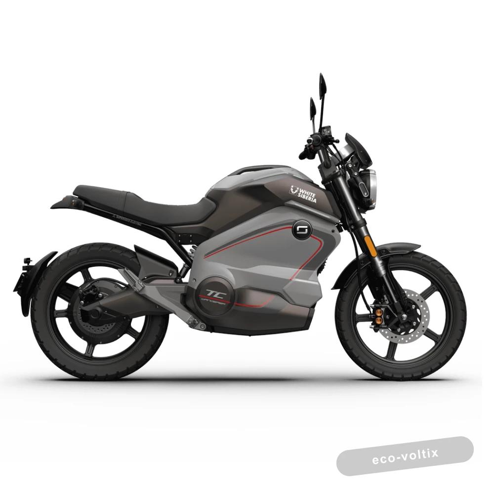 Электромотоцикл WHITE SIBERIA SUPER SOCO TC WANDERER (Серый)