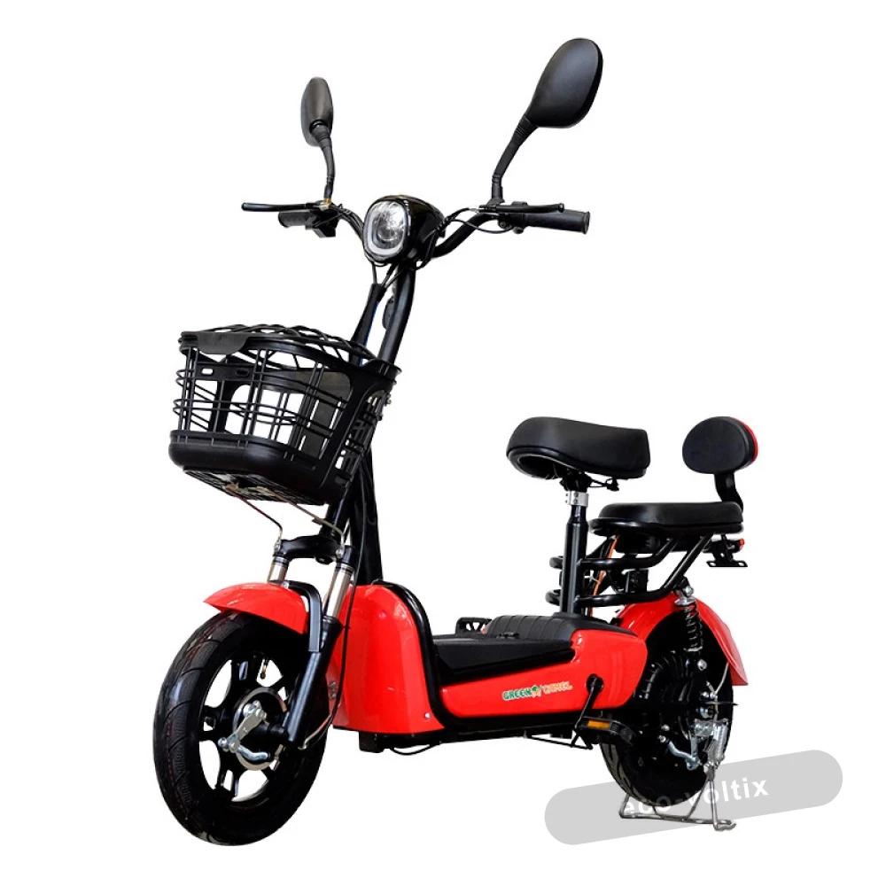 Электроскутер GreenCamel Тайфун 400 (48V 12Ah 400W) Красный