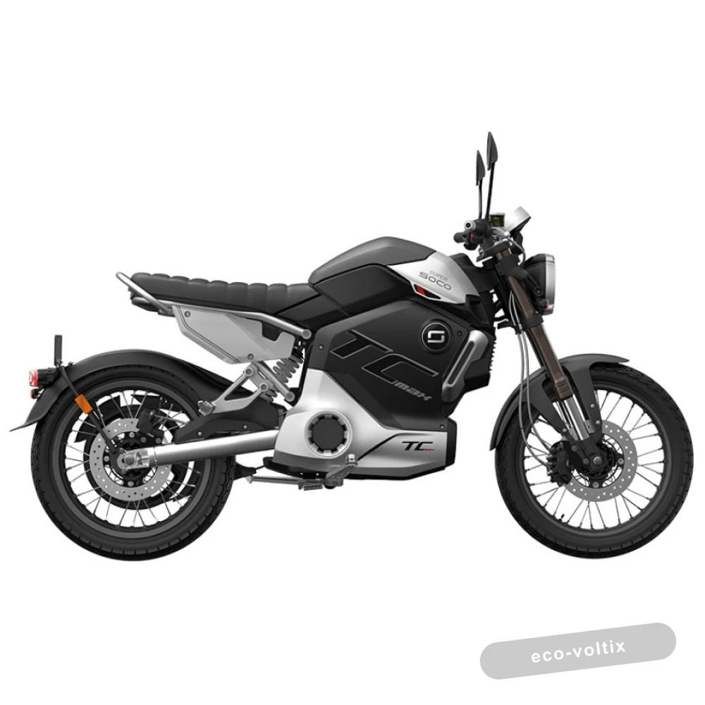 Электромотоцикл Super Soco TC Max 2021 (CBS brake) (Спицы)