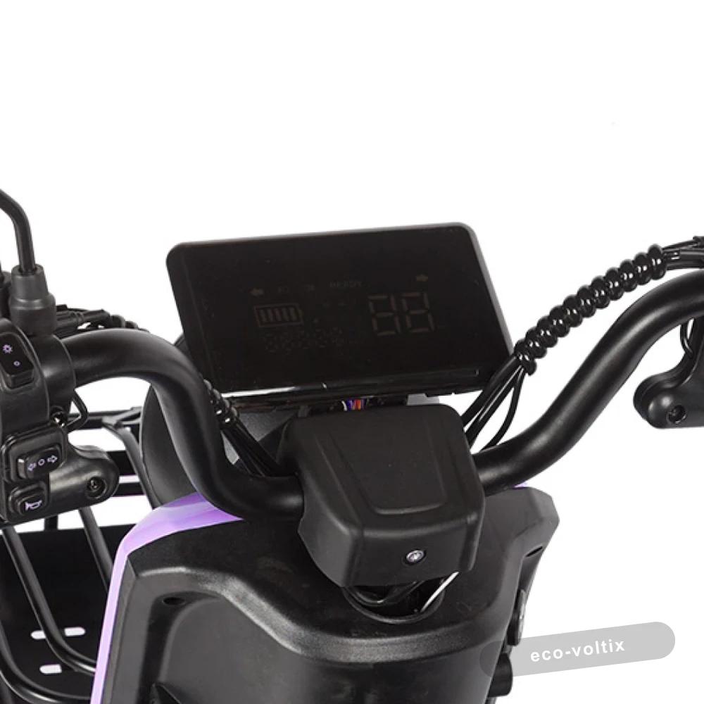 Электротрицикл Rutrike Gelbert Vega 48V/60V 600Вт Фиолетовый