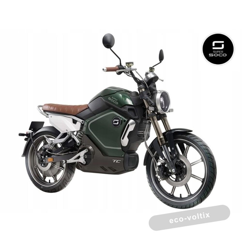 Электромотоцикл Super Soco TC 3000W 30Ah Green